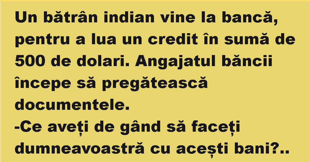 Intelepciunea batranului indian. Raspunsul lui ingenios iti va da de gandit